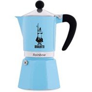 Bialetti Rainbow Moka Pot 3 Cup Blue