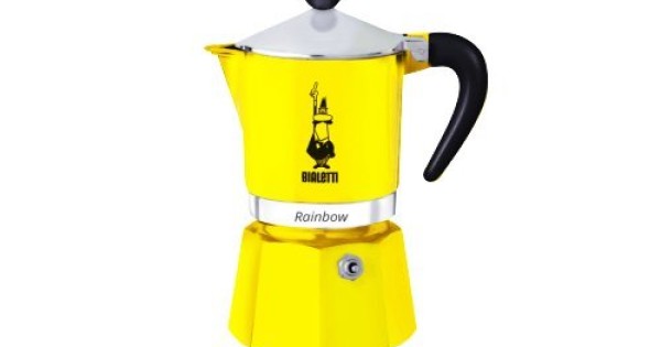 Bialetti Moka Pot 6 Cup Yellow