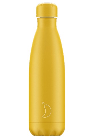 Chilly's Bottle All Burnt Yellow 500ml  Stainless Steel