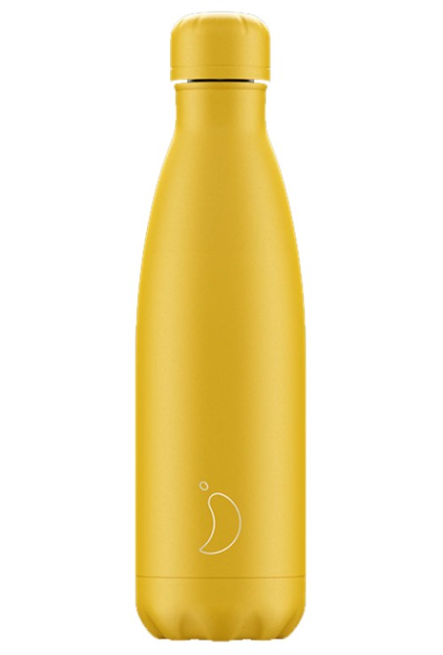 Chilly's Bottle All Burnt Yellow 500ml  Stainless Steel