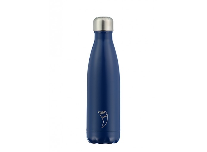 Matte Blue 500ml Chilly's Bottle